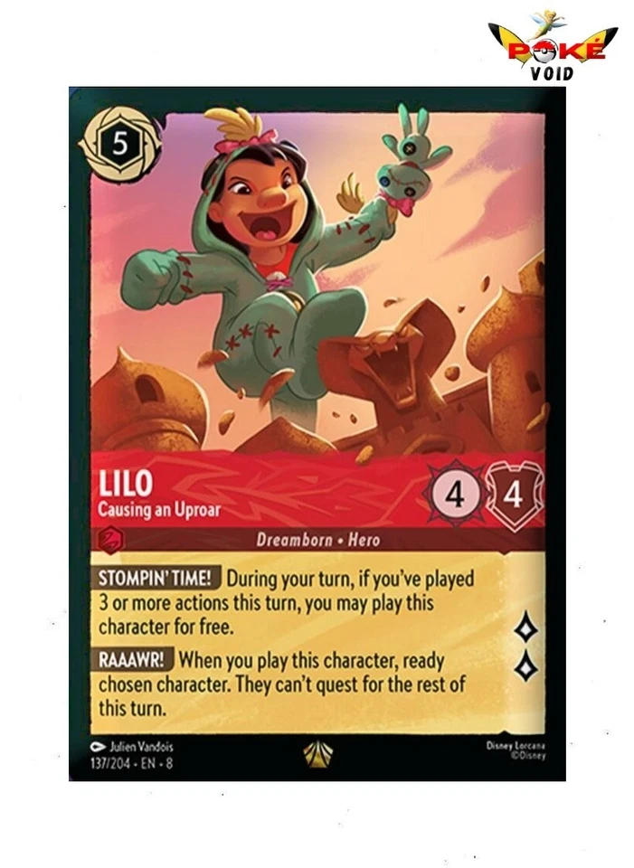 Disney Lorcana 137/204 Lilo – Causing an Uproar - Reign of Jafar - Regular - Image 1 of 1