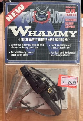 Spot Hogg Whammy Arrow Rest Black RH Archery Bow Hunting 5X Faster NEW Deer USA - Image 1 of 4