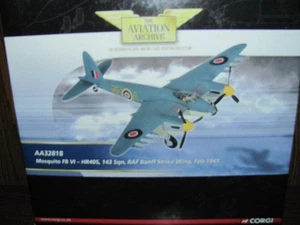 Mosquito FB VI - HR405 RAF 1945 CORGI Diecast Airplane Model #AA32818 - Picture 1 of 5
