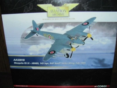 Mosquito FB VI - HR405 RAF 1945 CORGI Diecast Airplane Model #AA32818 - Image 1 of 4
