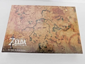 NUOVO/SIGILLATO Zelda Breath of the Wild Hyrule Mappa 750 Pezzi Puzzle Premium - Foto 1 di 2