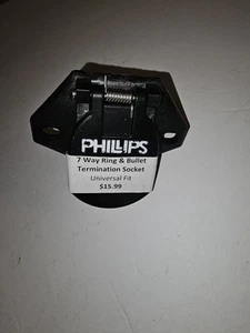 Phillips 16-724 7-Way 2-Hole Bullet Termination Split Pin Socket Replacement - Bild 1 von 4