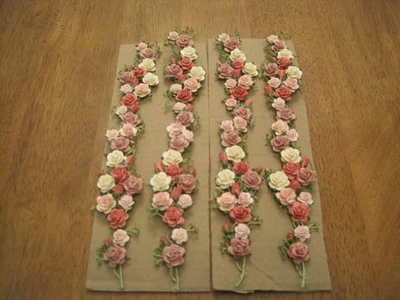 Set of 4 Deluxe Multicolor Long Vines 1:12 scale dollhouse miniatures #9 - Image 1 of 4