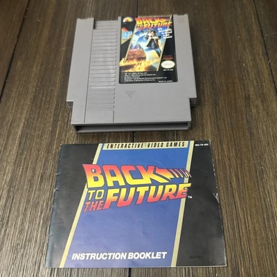 Back to the Future (Nintendo NES) - Authentic Cartridge & Manual - Tested - Image 1 of 4