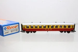 H0 Roco 44467 MBS Reisezugwagen 2. Klasse Personenwagen rot gelb DC OVP N59 - Picture 1 of 2