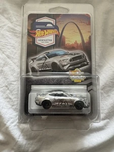 HOT WHEELS NATIONALS NEWSLETTER CAR ‘18 MUSTANG RTR SPEC 5 CHROME - Picture 1 of 1