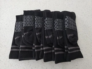 Bombas Socks Unisex Crew Size Medium (Men's 6-9.5, Women's 7-11 1/2 ) 6 Pairs - Picture 1 of 3