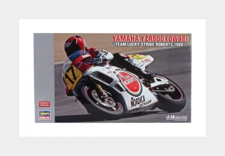 HASEGAWA 21707 YAMAHA - YZR 500 TEAM LUCKY STRIKE N 17 500cc SEASON 1988 KENNY R - Immagine 1 di 1
