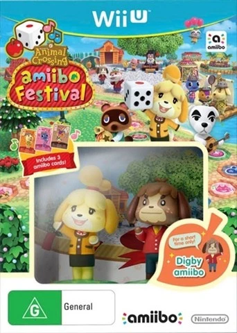 Animal Crossing Amiibo Festival + 2 Amiibo Used Wii U Game - Image 1 of 1