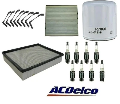 Tune Up Kit Filters Spark Plugs Wire For GMC YUKON V8 4.8L; 5.3L; 6.2L 2007-2008 - Image 1 of 4