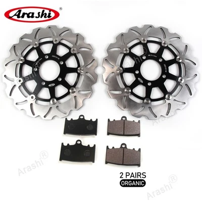 For Suzuki SV1000S 2003-2007 SV 1000 S Front Brake Disc Rotor Organic Brake Pads - Image 1 of 4