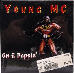 Young MC - On & Poppin 6 Track CD Single with REMIX Rare RAP - Picture 1 of 3
