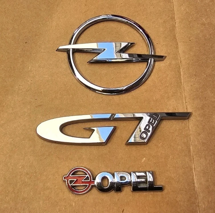 3x OEM 2007 2008 2009 2010 Opel GT Chrome Emblem / Saturn Skye  - Image 1 of 4
