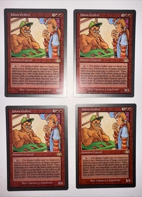 MTG X4 * Jalum Grifter X4  NM Unplayed Unglued Regular  SellbyCyn - Image 1 of 4