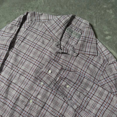 Etro Dress Shirt Mens 38 Cotton Plaid Check Collar Button Up Herringbone Italy - Image 1 of 4