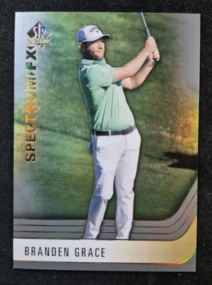 2021 SP Authentic Branden Grace Spectrum FX Bounty #S-12 Unscratched PGA Golf - Image 1 of 2