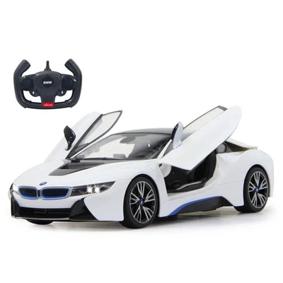 Jamara BMW I8 1:14 weiß 2,4GHz Tür fernbedienbar Ferngesteuertes Auto mit Licht - Bild 1 von 4
