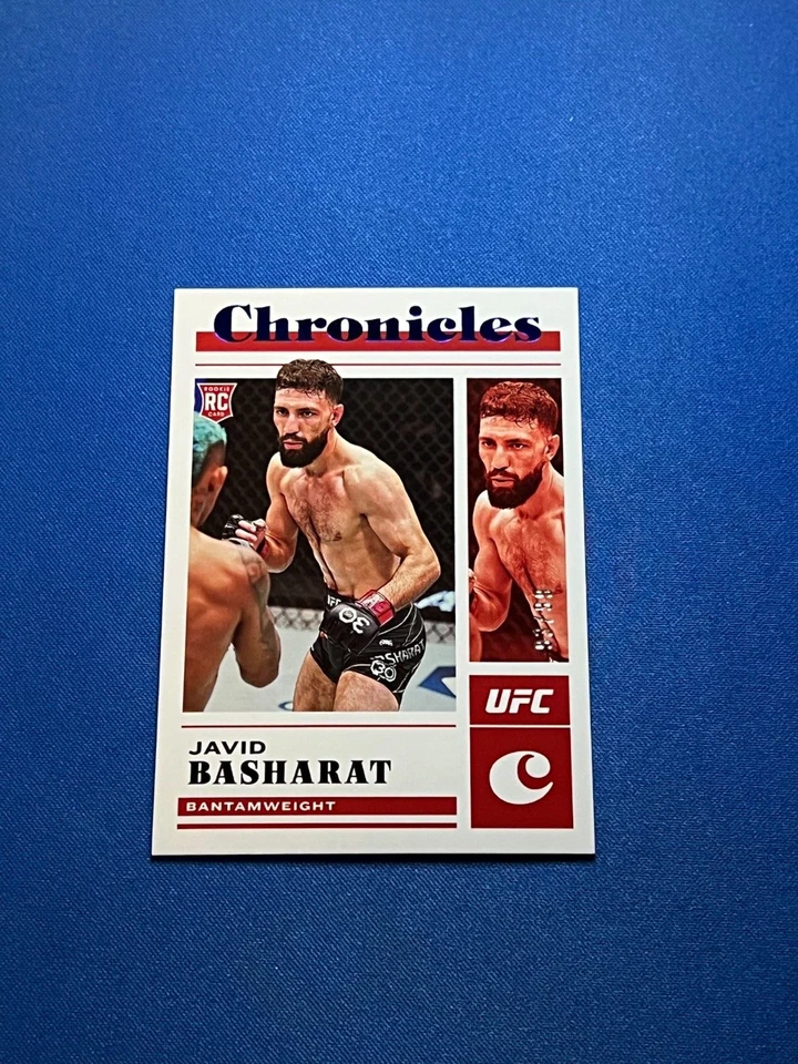 2023 Panini Chronicles UFC Purple Blue Rookie Card of Javid Basharat #93/99!! - Image 1 of 1