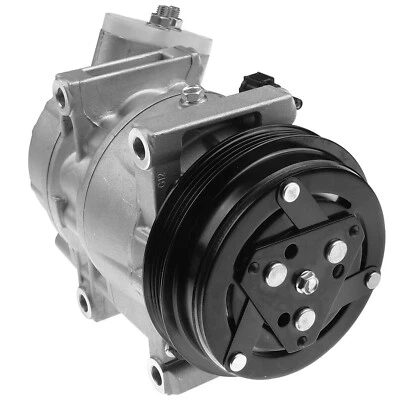Compresor de aire acondicionado con polea de 4 ranuras para Nissan Pathfinder 02-04 INFINITI QX4 3,5 L Foto 1 de 4