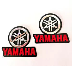 TOP 2x Yamaha Aufkleber, Sticker, blau o. rot, Motorsport Biker Racing Motocross - Bild 1 von 2