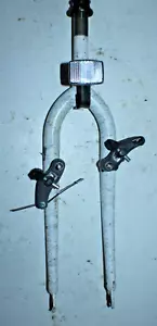Chromoly Rigid MTB Bike Fork 26" 1" Threaded 145mm Headset Canti Steel Ships USA - Picture 1 of 18