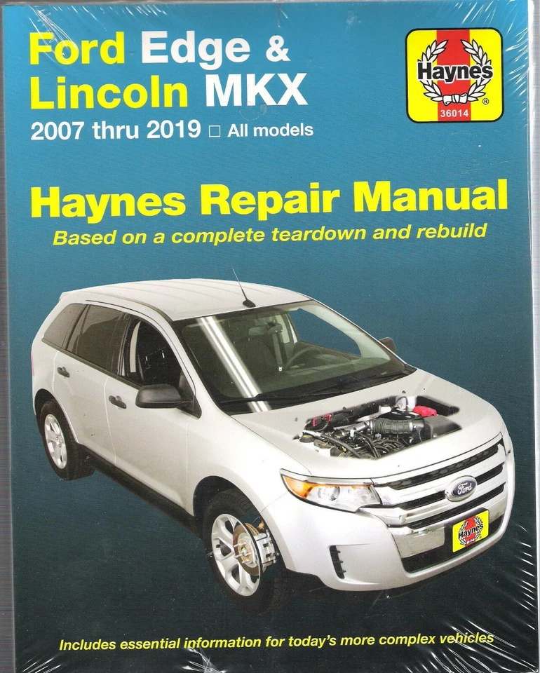 Ford Edge y Lincoln MKX 2007-2019 Haynes manual de taller de reparación 3831 Foto 1 de 1