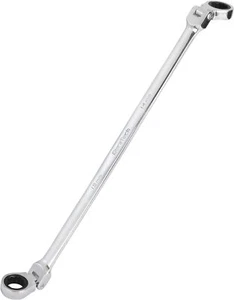 Chiave a cricchetto testa flessibile extra lunga 14 * 15 mm, metrica, acciaio Cr-v - Foto 1 di 7