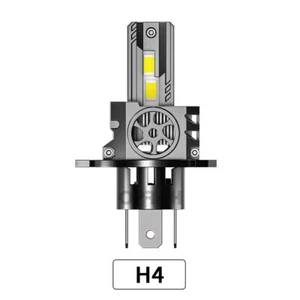 H4 LED Headlight Bulbs Kit 100W 20000LM Hi/Lo Beam Super Brightest White 2x USA - Picture 1 of 10