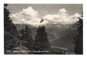 TRENTO VIGO DI FASSA SEGGIOVIA CIAMPEDIE CARTOLINA VIAGGIATA ANIMATA 1962 FP - Picture 1 of 2