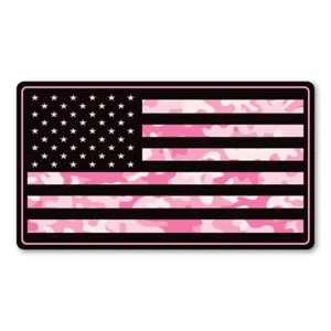 Stoßmagnet - Mini Pink Camo Amerikanische Flagge Magnet 4,3" x 2,5" - Bild 1 von 4