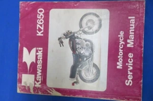 Manual de servicio de fábrica Kawasaki KZ650 1981 # 99924-1028-02 D4, F2, F3, H1, H2 - Imagen 1 de 12