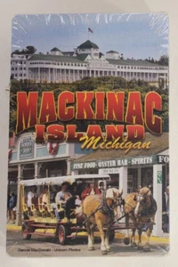 Mackinac Island Michigan Carriage Draft Horse Sealed Deck Of Playing Cards - Picture 1 of 3