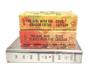 3 book Stieg Larsson The Girl with the Dragon Tattoo  Series - ACCEPTABLE - Bild 1 von 8