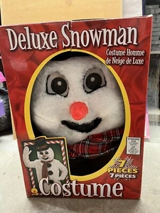 Rubie’s Deluxe Frosty the Snowman Costume  7 Pieces Vintage - One Size - Picture 1 of 10