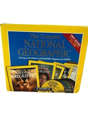 Complete National Geographic Magazine 110 Years 31 CD-ROM Set (1999)  - Image 1 of 4