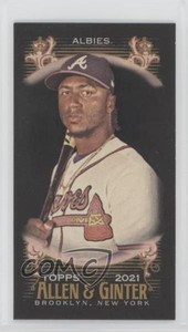 2021 Topps Allen & Ginter's X Mini Ozzie Albies #43