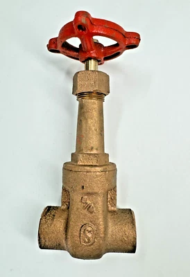 STOCKHAM B-108 Bronze Gate Valve 3/4" Solder End 125-SWP / 200-WOG, Rising Stem - Image 1 of 4