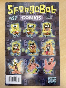 SPONGEBOB COMICS #61 (2016) VHTF NEWSSTAND LOW PRINT UNITED PLANKTON BONGO - Picture 1 of 6