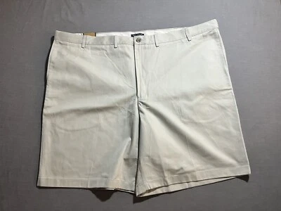 Shorts masculino Nautica 50 bege chino com cinto e zíper masculino. - Imagem 1 de 4