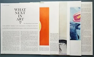 What Next in Art? Artículo de revista Irwin Glusker 1963 - Imagen 1 de 11