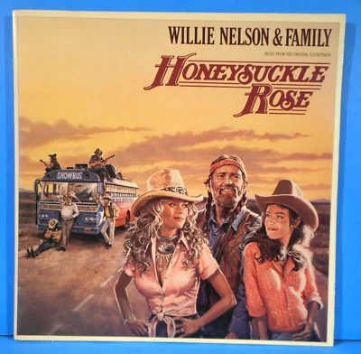 WILLIE NELSON HONEYSUCKLE ROSE SOUNDTRACK 2XLP 1980 GREAT CONDITION VG++/VG++!!D - Image 1 of 4