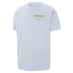 Men's Nike Oregon Ducks Basketball Loose Fit T-Shirt Size XXL DV8829-100 NWT - Picture 1 of 5