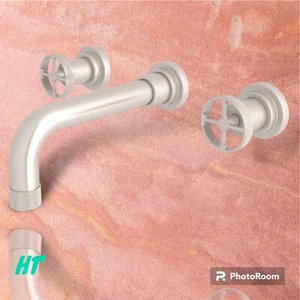 ROHL Campo A3307IWSTNTO-2 Wall Mount Widespread Bathroom Faucet - Picture 1 of 1