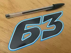 "Francesco ""Pecco"" Bagnaia Numero 63 Numero Gara - (Medio) - VENDITORE UK - Foto 1 di 1