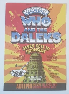 Doctor Who And The Daleks Seven Keys To Doomsday (Reproduction) A4 Poster  - Picture 1 of 1
