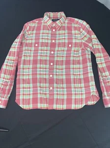 POLO RALPH LAUREN Women’s Western Style Plaid Shirt Large - Picture 1 of 12