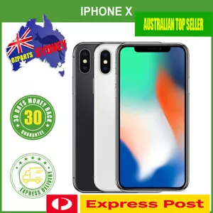 Apple iPhone X Unlocked OLED Smartphone 5,8", 64GB, 256GB, 512GB, SYDNEY STOCK - Picture 1 of 9