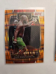 Jair Rozenstruik 2022 Select UFC - Concourse Orange Flash Prizim RC  #88 - Picture 1 of 2