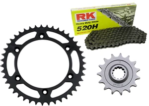 Kit/Transmisión Husqvarna 610 Sm 08/09 Cadena 520 H 120 L Rk Corona Piñón Jt - Imagen 1 de 5