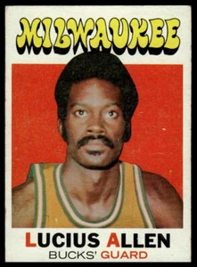 1971-72 Topps #27 Lucius Allen - Picture 1 of 2